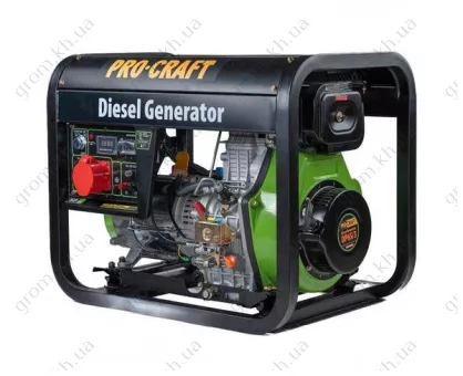 Фото 1- Генератор дизельный PROCRAFT DP65/3 UNIVERSAL (ТРЕХФАЗНЫЙ)