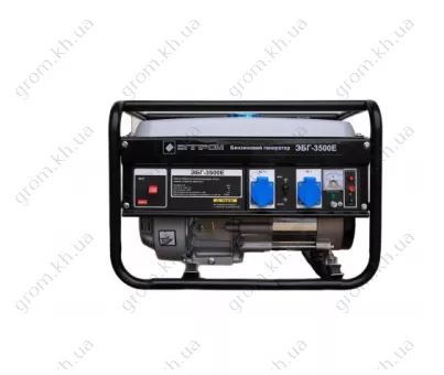 Фото 1- Бензиновый генератор Элпром ЭБГ-3500Е (медная обмотка)