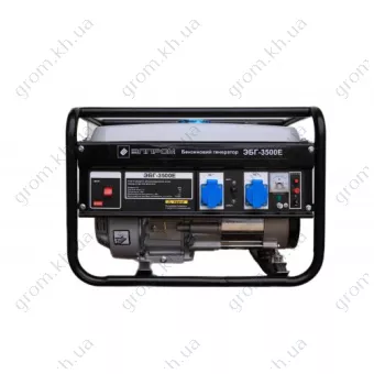 Фото 1- Бензиновый генератор Элпром ЭБГ-3500SЕ (медная обмотка, электростартер)