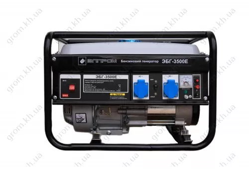 Фото 1- Бензиновый генератор Элпром ЭБГ-3500SЕ (медная обмотка, электростартер)