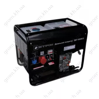 Фото 1- Генератор дизельний Елпром ЕДГ-5500Е/3 (мідна обмотка)