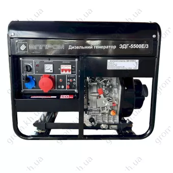 Фото 1- Генератор дизельный Элпром ЭДГ-5500Е/3 SILENT (медная обмотка)