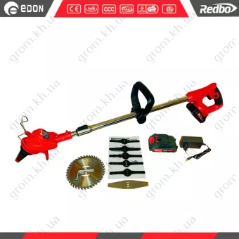 Фото 1- Триммер аккумуляторный Edon AGT-18 (посадка Макита)