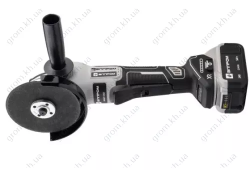 Фото 1- Акумуляторна безщіткова болгарка Елпром ЕМШУ-125А (2 акумулятори 24 В 5 А/год кейс)