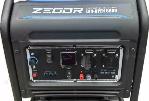 Фото 1- Инверторный генератор ZEGOR DIN-OPEN 6000