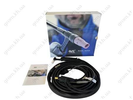 Фото 1- Зварювальна TIG-пальник ARC T1W-4M від PARKER з водяним охолодженням