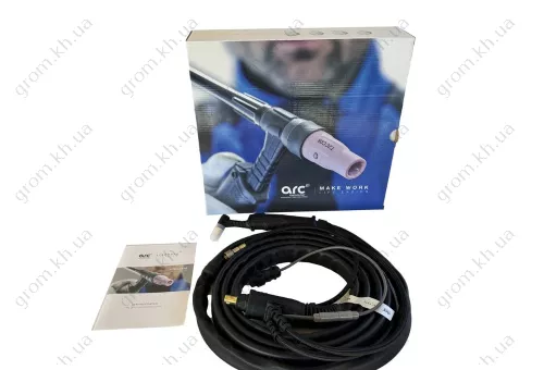 Фото 1- Зварювальна TIG-пальник ARC T1W-4M від PARKER з водяним охолодженням