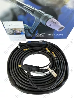 Фото 1- Сварочная TIG-горелка ARC T1W-8M от PARKER с водяным охлаждением