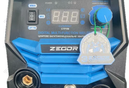 Фото 1- Зварювальний напівавтомат Zegor MIG/MMA/TiG-297 MINI