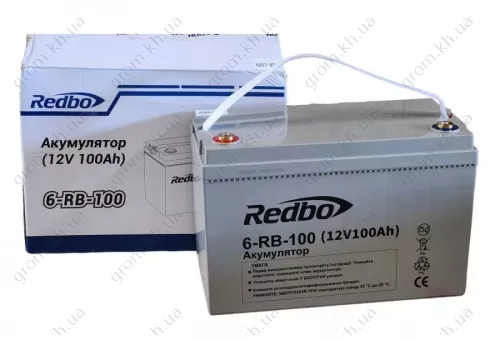 Фото 1- Аккумулятор Redbo 6-RB-100 12V 100Ah (свинцово-кислотный)