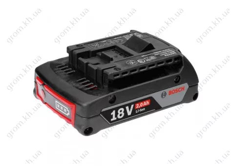 Фото 1- Аккумулятор Bosch (18 В; 2.0 Ач; Li-Ion)