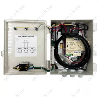 Фото 1- Блок автоматики (ATS) AISIKAI ASKQ-63A/2P для дизельних генераторів 5 – 20 кВт (220 В)