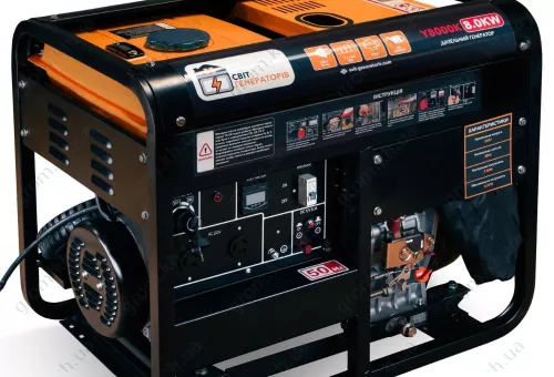 Фото 1- Генератор дизельний Y8000K 8.0KW 220V