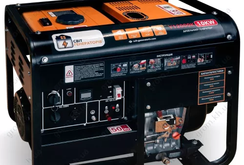 Фото 1- Генератор дизельный Y12000K 10KW 220V