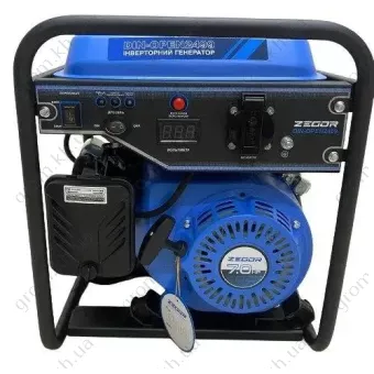 Фото 1- Профессиональный бензиновый генератор инверторного типа ZEGOR DIN-OPEN 2499: 2.3/2.5кВт, медная обмотка