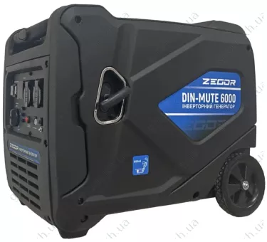 Фото 1- Бензиновый инверторный генератор ZEGOR DIN-MUTE6000