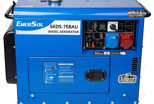 Фото 1- Генератор дизельний EnerSol SKDS-7EBAU