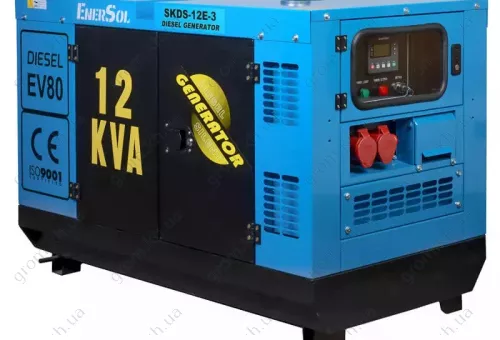Фото 1- Генератор дизельний EnerSol SKDS-10EBAU