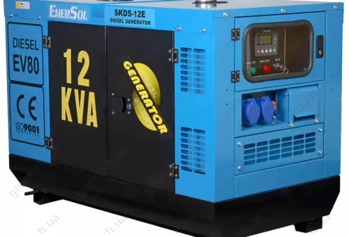 Фото 1- Генератор дизельний EnerSol SKDS-12EB