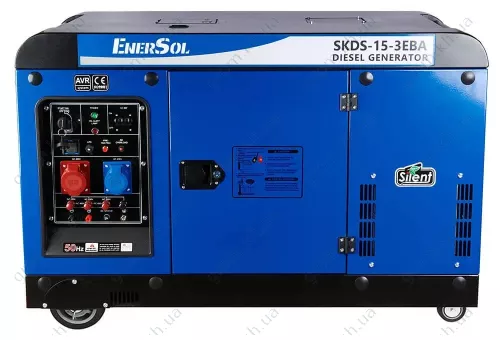 Фото 1- Генератор дизельний EnerSol SKDS-15-3EBA