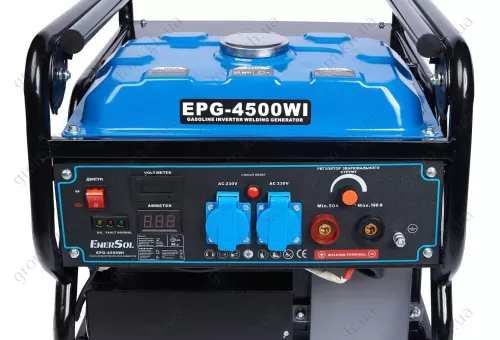 Фото 1- Генератор бензиновый инверторный сварочный EnerSol EPG-4500WI