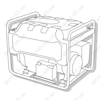 Фото 1- Генератор інверторний бензиновий EnerSol EPG-8000IOEAU