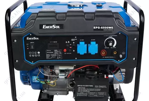 Фото 1- Генератор зварювальний бензиновий EnerSol EPG-6500WE