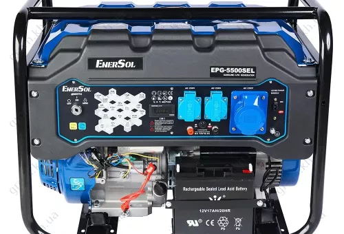 Фото 1- Генератор газово-бензиновый EnerSol EPG-5500SEL