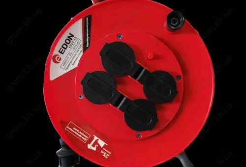 Фото 1- Сетевые удлинители на катушке Edon ED25-1,5