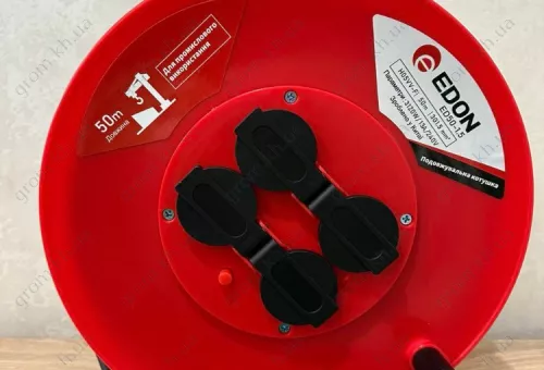 Фото 1- Сетевые удлинители на катушке Edon ED50-1,5