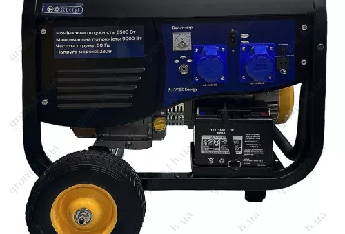 Фото 1- Генератор бензиновый PROFI-TEC PE-9000GE (8.0-8.5 кВт, электростартер)