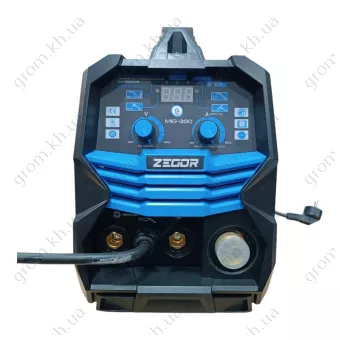 Фото 1- Зварювальний напівавтомат інверторного типу ZEGOR MIG-330 5.6 кВт IGBT
