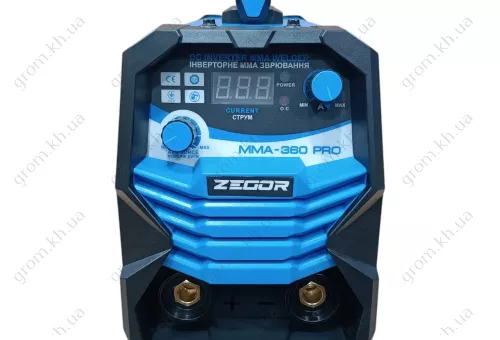 Фото 1- Зварювальний апарат інверторного типу ZEGOR MMA-360 PRO 6.2 кВт IGBT