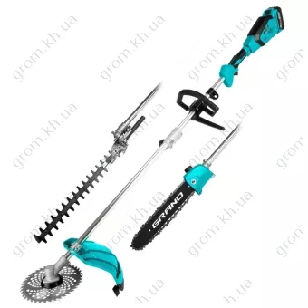 Фото 1- Акумуляторний триммер газонний Grand АТГ-20 4в1
