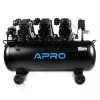 Фото 2 - Компрессор шестицилиндровый безмасляный APRO OFE-100 8Бар 3х1.5кВт 712л/мин 100л (2 крана)