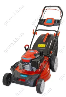 Фото 1- Газонокосилка бензиновая KRAISSMANN SRM'170/508 (самоходная, задний привод, в комплекте моторное масло)