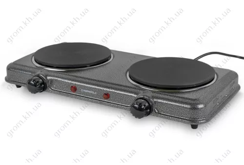 Фото 1- Портативна електрична плита VORSKLA ПМЗ 5704 (подвійна, коло)