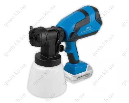 Фото 1- Аккумуляторный краскораспылитель KRAISSMANN 651 ASP 20UL (аккумулятор 4000 мАч и зарядное устройство)