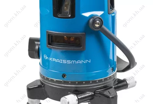 Фото 1- Лінійний лазерний рівень (нівелір) KRAISSMANN 5 LL 30G (зелений промінь)