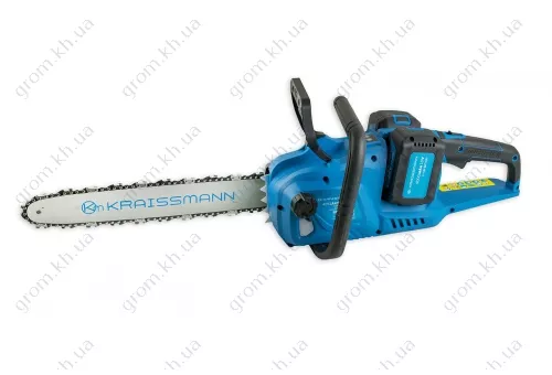 Фото 1- Аккумуляторная цепная пила KRAISSMANN 4051 AKS-BL 36/2 (2 аккумулятора)