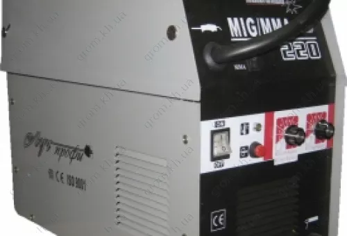 Фото 1- Зварювальний напівавтомат Луч Профі MIG 220 (MMA) та газ. редуктор