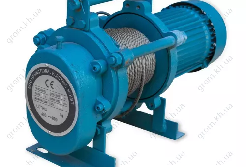 Фото 1- Лебедка электрическая KRAISSMANN KCD 800 (до 30 м, одна фаза)