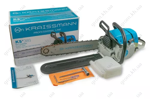 Фото 1- Бензопила KRAISSMANN MS'381 (шина 450 мм)
