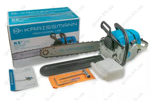 Фото 1- Бензопила KRAISSMANN MS'381 (шина 450 мм)