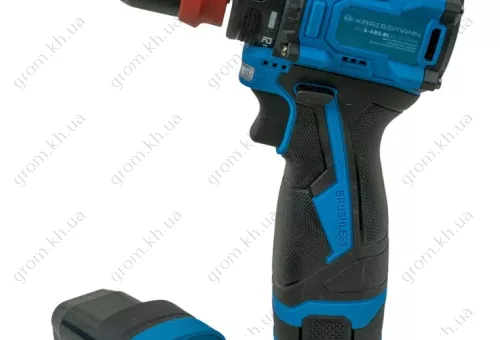 Фото 1- Акумуляторний шуруповерт KRAISSMANN 103 S-ABS-BL 16.8/45 Nm (швидкознімний патрон, в кейсі)