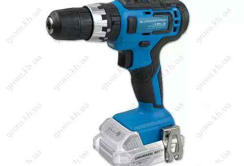 Фото 1- Шуруповерт акумуляторний KRAISSMANN 2133 E-ABS-S1 20/2 (з набором інструментів)