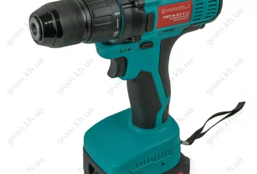 Фото 1- Шуруповерт акумуляторний з набором інструментів VORSKLA ПМЗ 16.8/2 S-Li