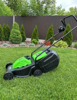 Фото 1- Електрична газонокосарка FLINKERTEK ГКЕ-2000/32