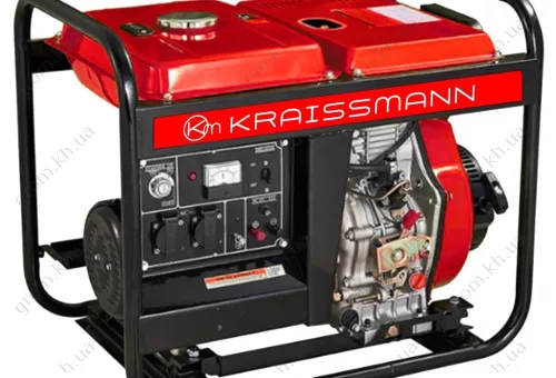 Фото 1- Дизельный генератор 8 кВт KRAISSMANN 10000 DG 1 RED ENERGY LINE (открытого типа)