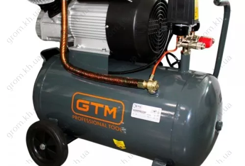 Фото 1- Поршневой компрессор воздушный 50 л GTM KAV3050 масляный